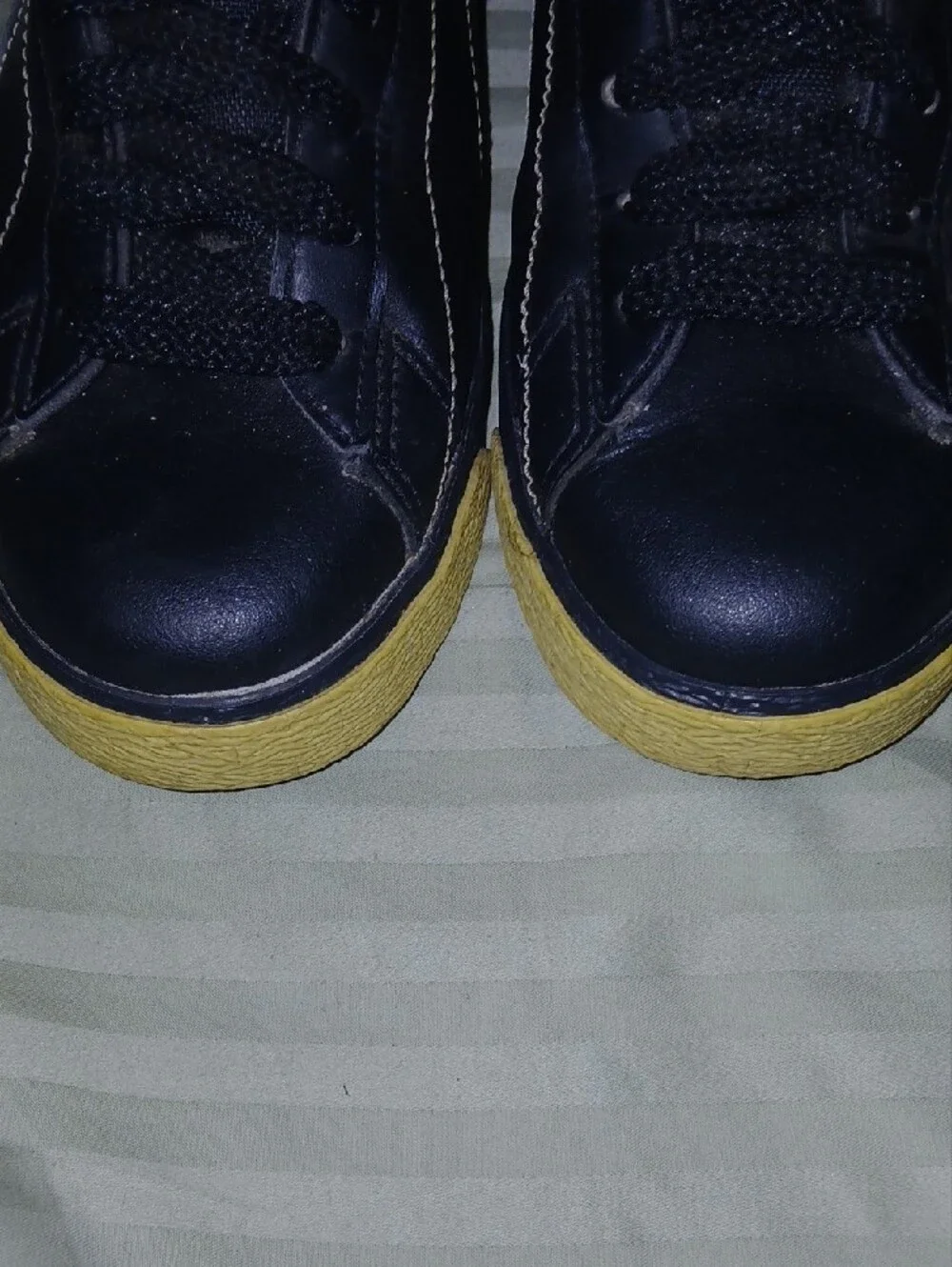 Nike Womens Blazer High Black and Gold Sunray Hi Top Sneakers Sz: 6.5